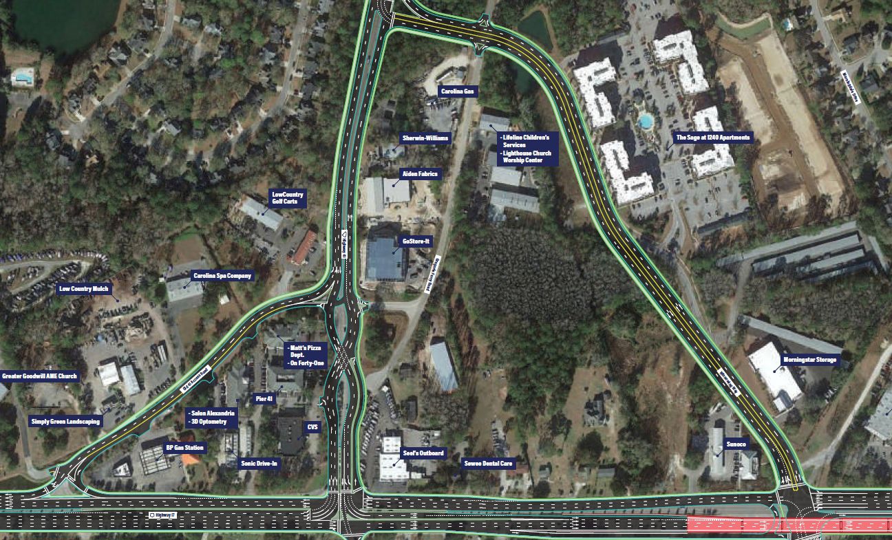 Highway 41 and 17 plan